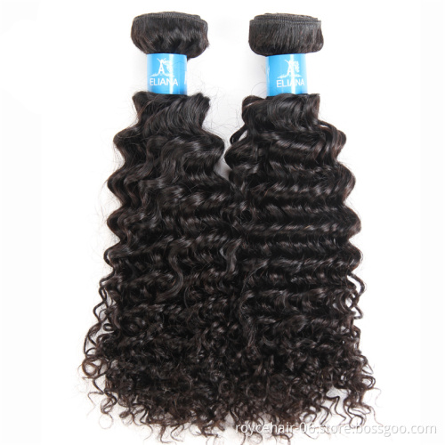 Brazilian remy human hair kinky curly weave